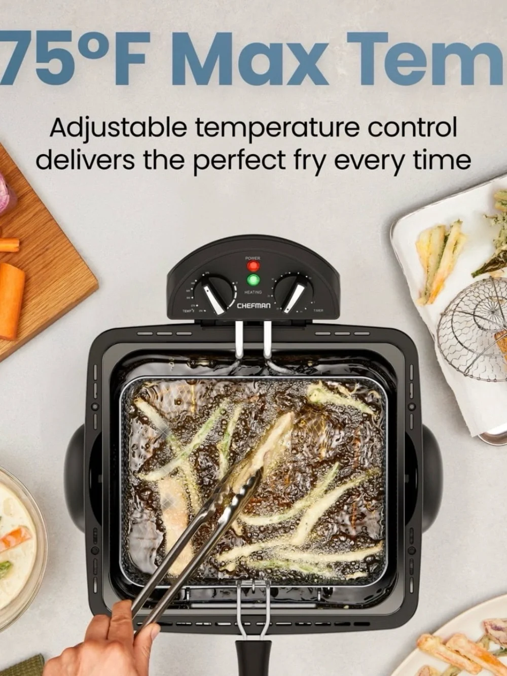 Silver & Black Deep Fryer - 4.5-Quart Capacity